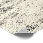 Offene Straße Wüstenfotografie Künstlerin drucken Poster (Ecke)