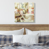 Offene Tür 1987 Leinwanddruck (Insitu (Schlafzimmer))