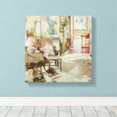 Offene Tür 1987 Leinwanddruck (Insitu (Holzboden))