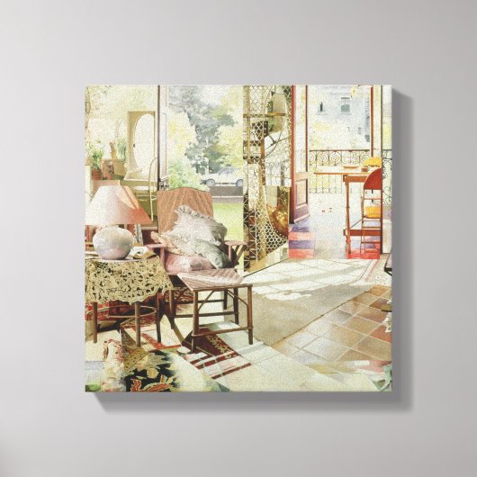 Offene Tür 1987 Leinwanddruck (Vorderseite)