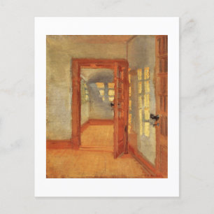 Offene Tür einzigartiger kleiner Flyer Handout Tür