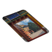 Offene Tür in der verbotenen Stadt - Peking, China Magnet (Rechte Seite)