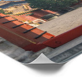 Offene Tür in der verbotenen Stadt - Peking, China Poster (Ecke)