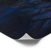 Offene Tür - Kunst im impressionistischen Malstil Poster (Ecke)