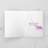 offene Tür mit Wasserfällen, die an Sie denken Karte (Innenseite)