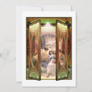 Offene Tür zu den Bädern Einladung