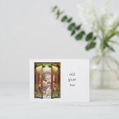 Offene Tür zu den Bädern Visitenkarte (Stehend Vorderseite)