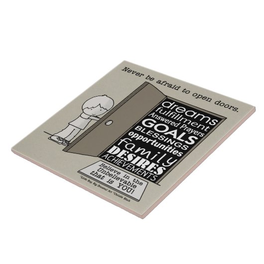 Offene Türen Fliese (Seite)