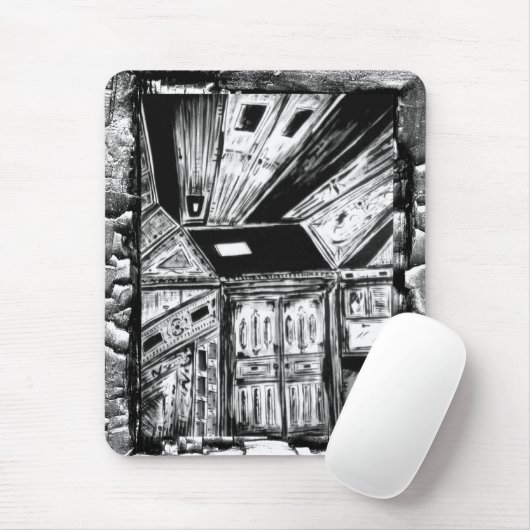 Offene Türen Mousepad (Mit Mouse)