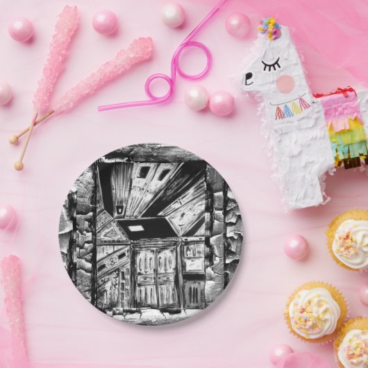 Offene Türen Pappteller (Party)