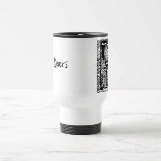 Offene Türen Reisebecher (Mittel)