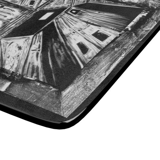 Offene Türen Schneidebrett (Ecke)