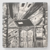 Offene Türen Steinuntersetzer (Vorderseite)