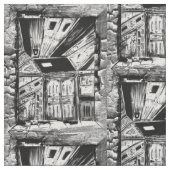 Offene Türen Stoff (Nahaufnahme)