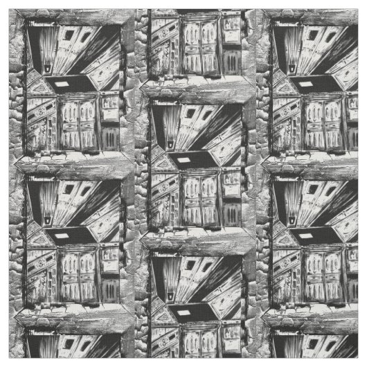 Offene Türen Stoff (Muster)