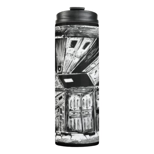 Offene Türen Thermosbecher (Vorderseite)
