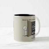 Offene Türen Zweifarbige Tasse (VorderseiteRechts)