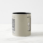 Offene Türen Zweifarbige Tasse (Mittel)