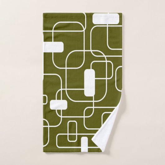 Offene und geschlossene Rechtecke Badhandtuch Set (Handtuch)