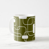 Offene und geschlossene Rechtecke - Camouflage Kaffeetasse (Vorderseite Links)