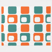 Offene und geschlossene Rechtecke Fleecedecke (Vorderseite (Horizontal))