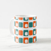 Offene und geschlossene Rechtecke Kaffeetasse (Vorderseite Links)