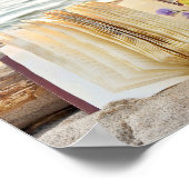 Offene Zeitschrift für Strandtreitholz Poster (Ecke)