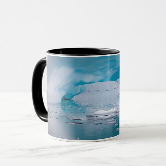 Offener Bogen Eisberg | Antarktika Tasse (Vorderseite Links)
