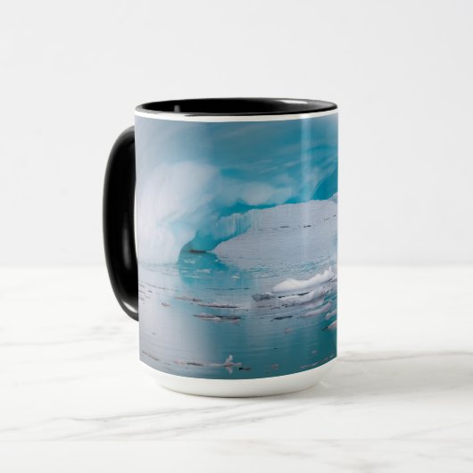 Offener Bogen Eisberg | Antarktika Tasse (Vorderseite Links)