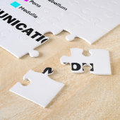 Offener Geist ist der Schlüssel zur Kommunikation Puzzle (Seite)