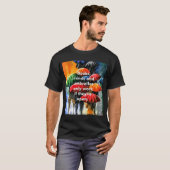 Offener Geist, offene Bücher T-Shirt (Vorne ganz)