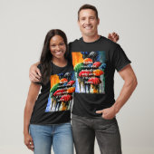 Offener Geist, offene Bücher T-Shirt (Unisex)
