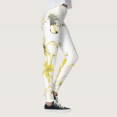 Offener Plumeria Leggings (Rechts)