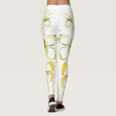 Offener Plumeria Leggings (Rückseite)
