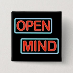offener Sinnesknopf-Button Button
