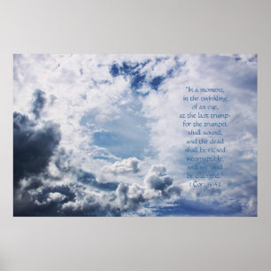 Offener Vers des Himmels-Druck-w/Scripture Poster