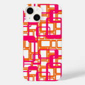 Offenere moderne Rechtecke Mitte des Jahrhunderts Case-Mate iPhone Hülle (Rückseite)