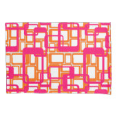 Offenere moderne Rechtecke Mitte des Jahrhunderts Kissenbezug (Vorderseite)