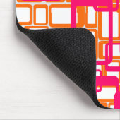 Offenere moderne Rechtecke Mitte des Jahrhunderts Mousepad (Ecke)