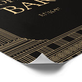 Offenes Bar für griechisches Party mit CUSTOM COLO Poster (Ecke)