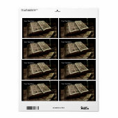 Offenes Bibelbuch mit Kerzen - van Gogh (Vorne)