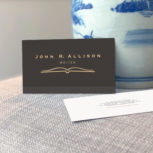 Offenes Buch Bildung und Lehren Visitenkarte