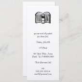 Offenes Buch Einladung (Vorne/Hinten)