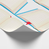 Offenes Buch Geschenkpapier