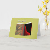 Offenes Buch Karte (Gelbe Blume)