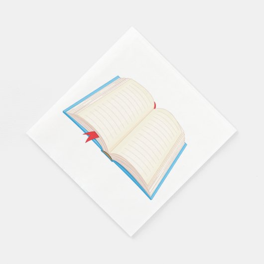 Offenes Buch Serviette (Ecke)