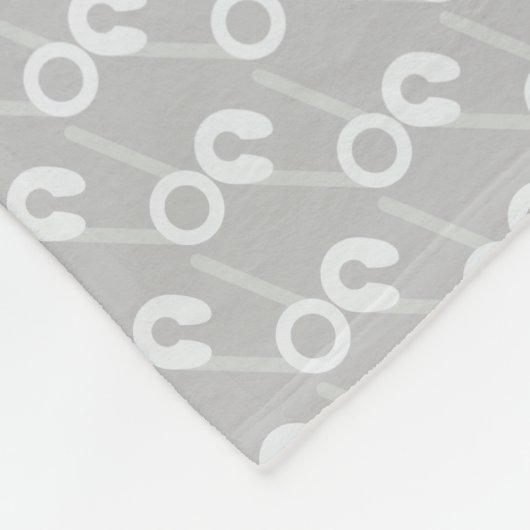 offenes Button Fleecedecke (Ecke)