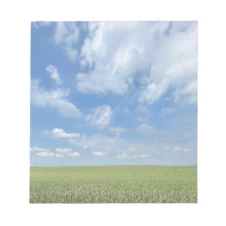 Offenes Feld Notizblock