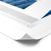 Offenes Fenster am Meer Poster (Ecke)