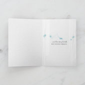 offenes Fenster mit Blick auf das Meer Karte (Innenseite)